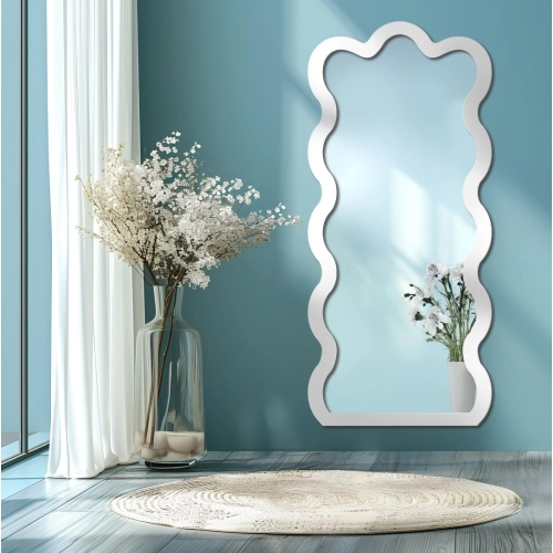 Lustro nieregularne w ramie mdf - WAVE – Blobs Mirrors